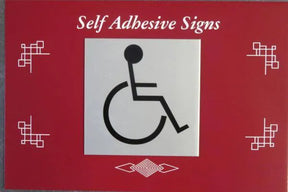 Sign Toilets Disabled Silver