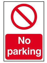 Sign No Parking Large