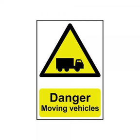 Sign Danger Moving Vehicles Large