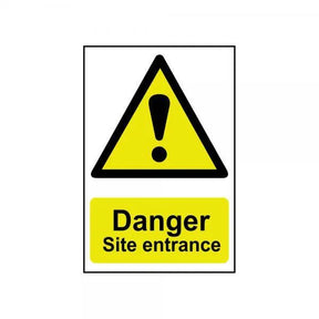Sign Danger Site Entrance Large