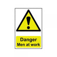 Sign Danger Men At Work Large