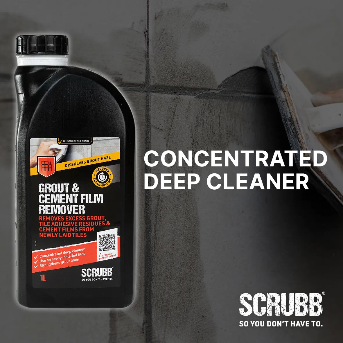 SCRUBB Grout & Cement Film Remover 750ml