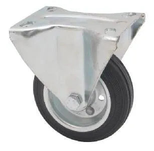 Castor Rubber Fixed 4 Inch 90kg