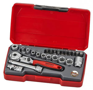 Teng Tools Socket Set 1/4" 24 Piece
