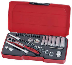 Teng Tools Socket Set 1/4'' 36 Piece