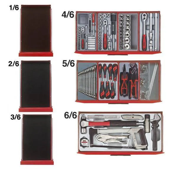 Teng Tools 140 Piece Service Kit