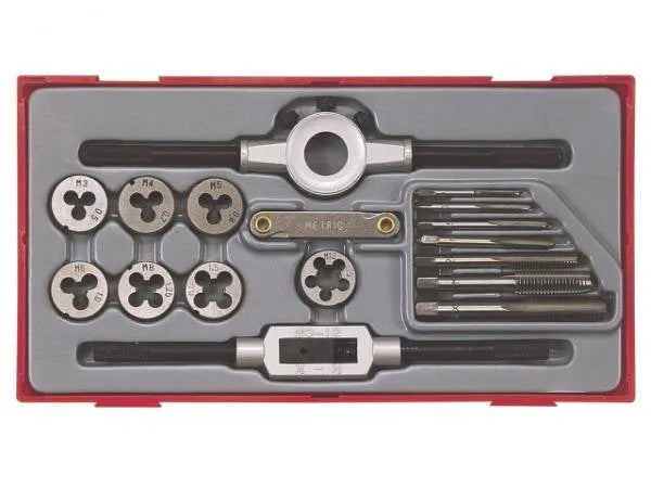 Teng Tools TTTD17 17 Piece Tap & Die Set