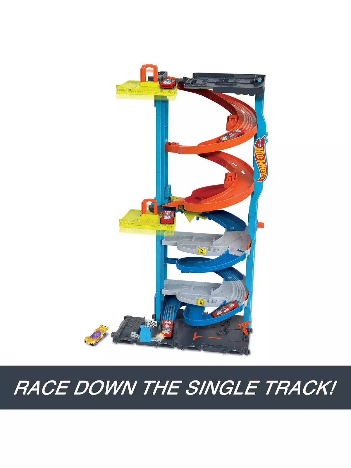 Hot Wheels City Transforming Race Tower Playset