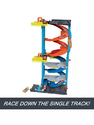 Hot Wheels City Transforming Race Tower Playset