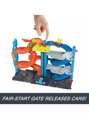 Hot Wheels City Transforming Race Tower Playset