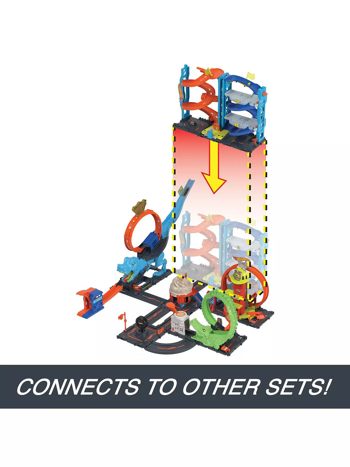 Hot Wheels City Transforming Race Tower Playset