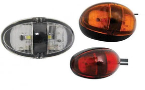 247 Amber LED Marker Lamp Oval Shape