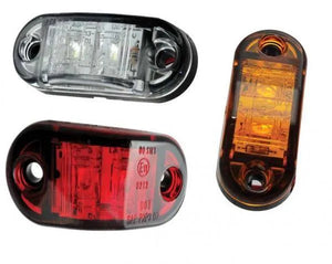247 White LED Side Marker Light 65mm