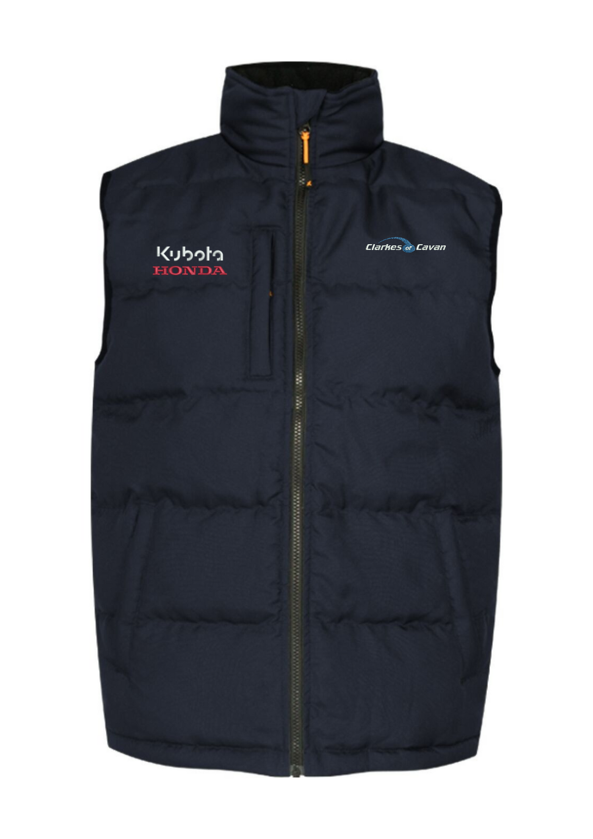 Clarkes of Cavan Padded Bodywarmer Navy Honda & Kubota