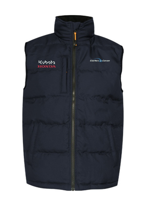 Clarkes of Cavan Padded Bodywarmer Navy Honda & Kubota