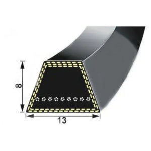 A111 Rubberised Belt - High-Grip Durable Belt | SKU 75528