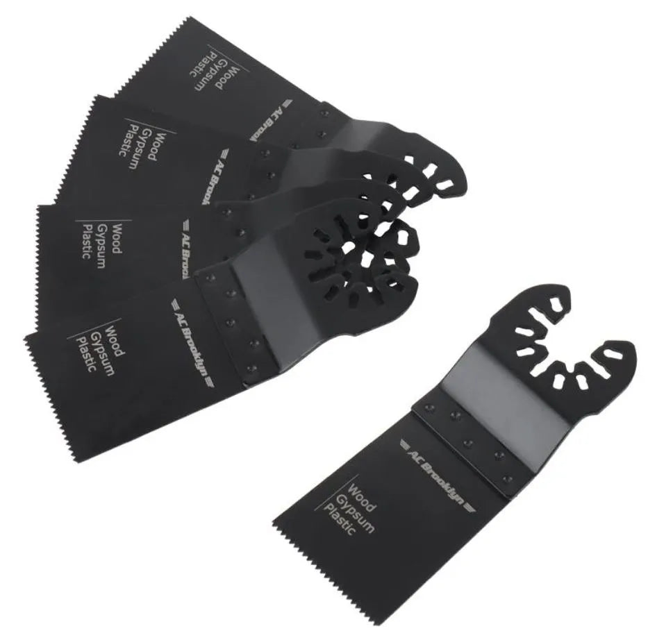 AC Brooklyn 5pc Multi Tool Blade Set 34mm AC205MTB100 - Universal Oscillating Blades