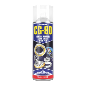 Action Can CG-90 General Purpose Clear Grease with PTFE 500ml | High Performance Lubricant