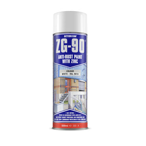 Action Can ZG90 White High Zinc Content Paint 500ml
