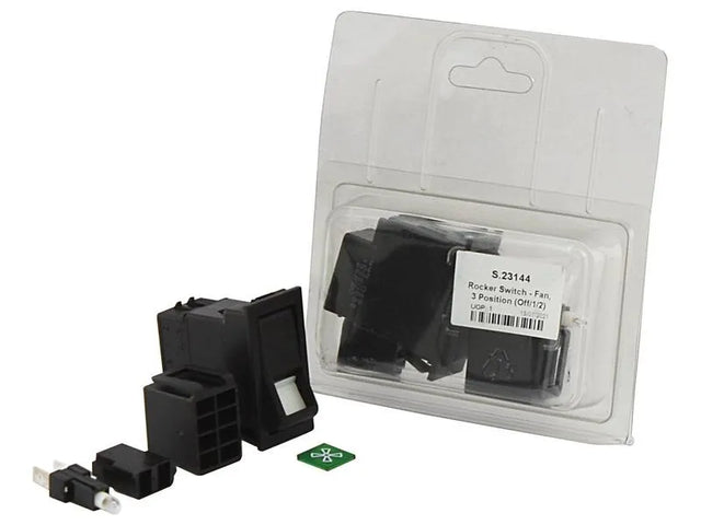 Agripak Rocker Switch Fan 3 Position (Off/1/2) - 12V DC | IP65 | Sparex S.23144