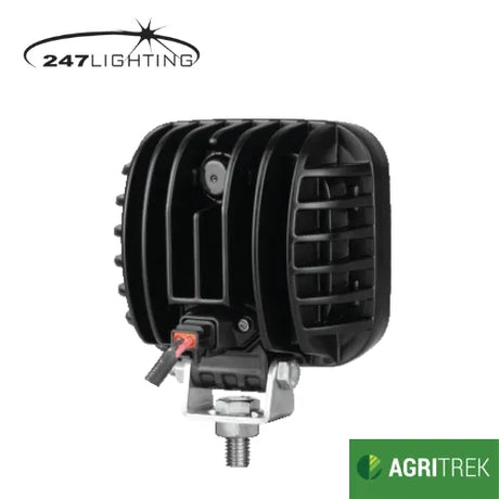 Agritrek 5 Inch Square LED Work Lamp 27W -  247 CA 5754, 9-32V Flood Beam