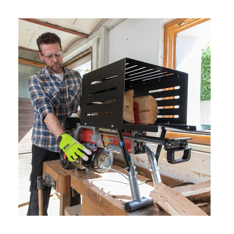 AL-KO LSH 370/4 Horizontal Electric Log Splitter With Guard (4 tonne)