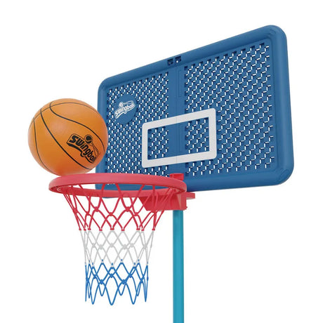 Swingball All Surface Basketball - Height Adjustable, Portable Hoop with Ball and Pump