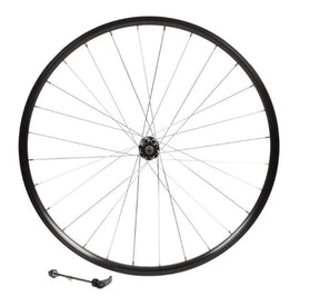 Alloy 27.5 Inch Wheel - 6 Bolt Disc, Solid Axle, Black for MTB & Off-Road Performance