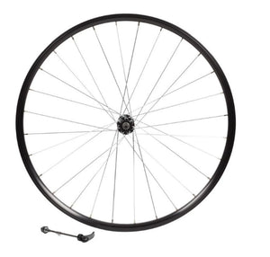 Alloy 27.5 Inch Wheel - 6 Bolt Disc, Solid Axle, Black for MTB & Off-Road Performance