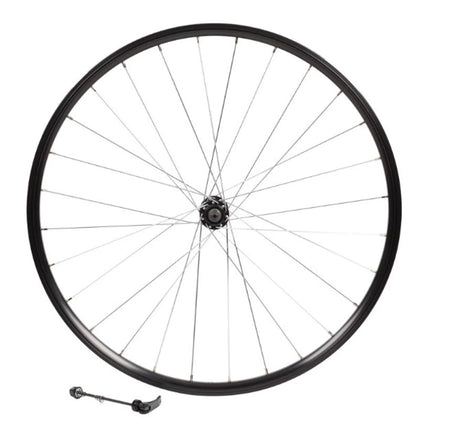 Alloy 27.5 Inch Wheel - 6 Bolt Disc, Solid Axle, Black for MTB & Off-Road Performance