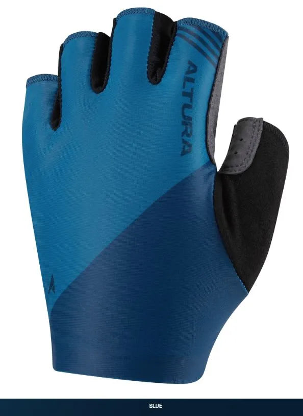 Altura Airstream Cycling Mitts | Unisex | Blue | Memory Foam Padding | Road Gloves