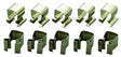 Teng Tools Socket Clips (10 Pack) - 1/2" Drive