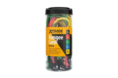 ATKO Xtrade 10 Piece Assorted Bungee Cords 
