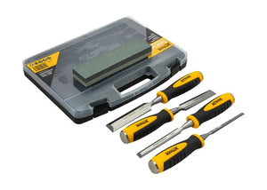 ATKO Xtrade 4 Piece Chisel Set with Sharpening Stone 