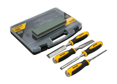 ATKO Xtrade 4 Piece Chisel Set with Sharpening Stone 