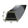 B100-2540 Vee Belt | Durable V-Belt for Industrial Power Transmission