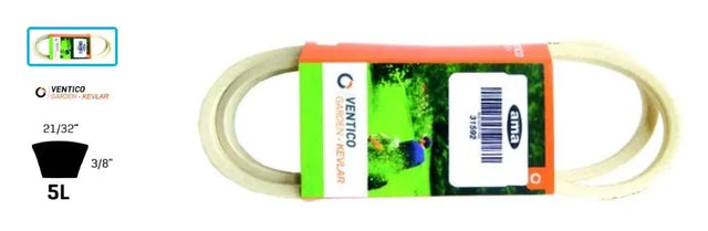 B42 Kevlar Belt - 5L-0440 | Durable V-Belt for Garden and Industrial Use