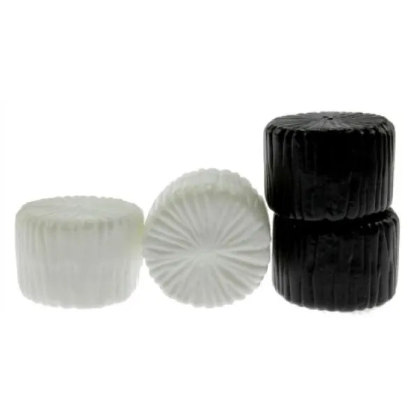 Britains Wrapped Bales (2 White / 2 Black) 1:32 Scale Farm Accessories 43142A1