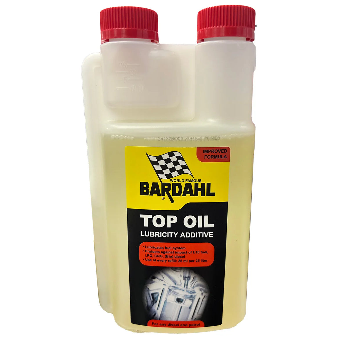 Bardahl Top Oil Lubricity Fuel Additive E10 500ML