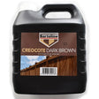 Bartoline Creocote Dark Brown Wood Treatment 4L - Weatherproof Exterior Wood Preserver