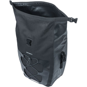 Basil Navigator Waterproof Pannier Bag - Large 25-31L | Black | Single Side