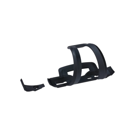 BBB BBC-40 DualAttack Bottle Cage Black/Dark Grey - Side Entry Lightweight Design