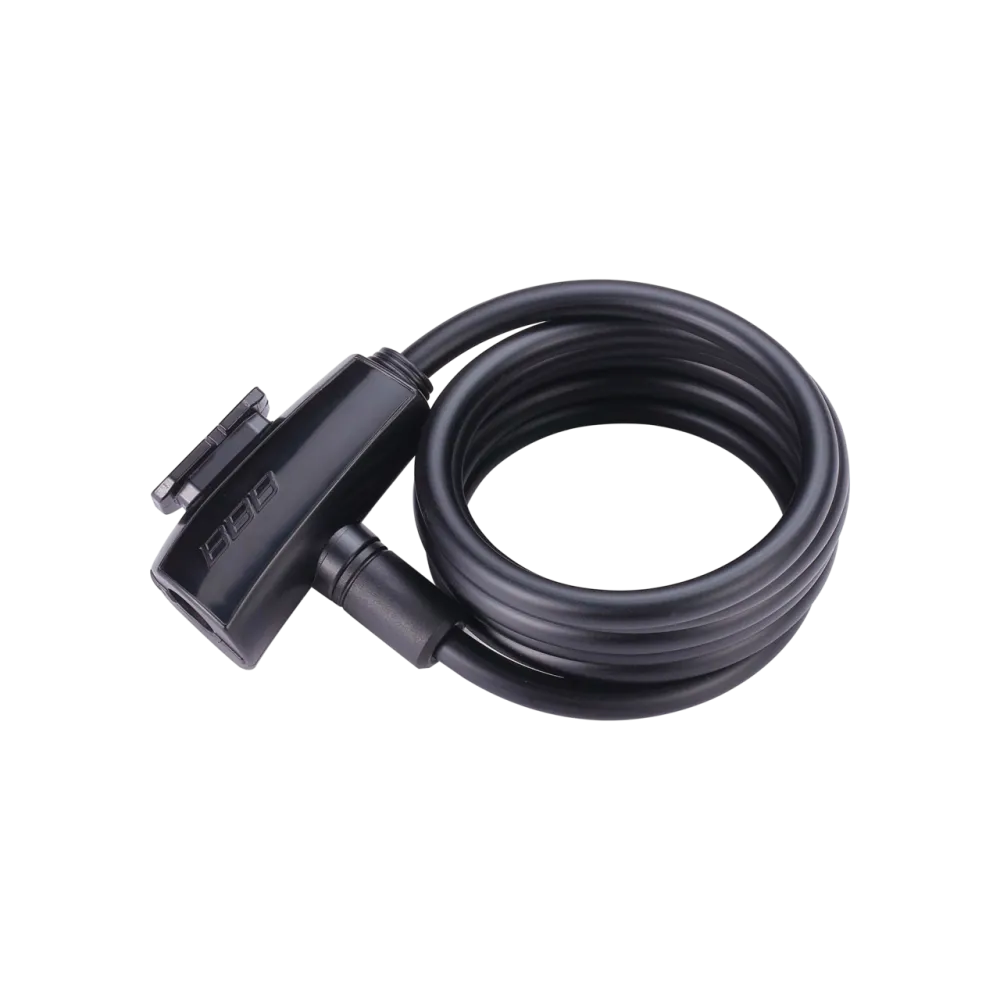 BBB BBL-61 QuickSafe Cable Lock - 1500mm x 8mm Heavy-Duty Steel Bike Lock in Black