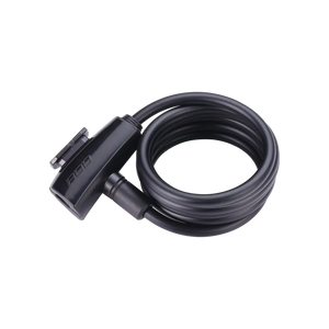 BBB BBL-61 QuickSafe Cable Lock - 1500mm x 8mm Heavy-Duty Steel Bike Lock in Black