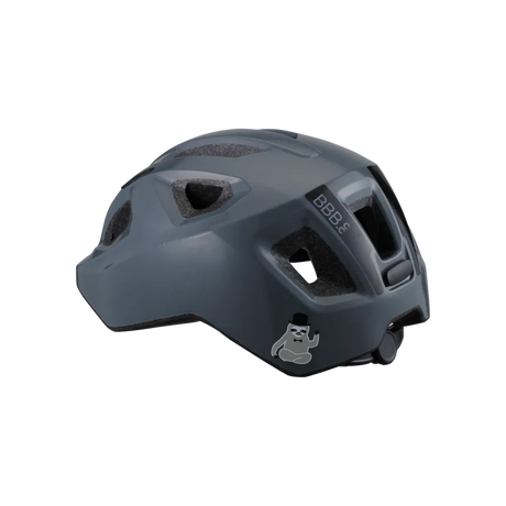 BBB BHE-172 Hero Kids Bike Helmet - Dark Grey Sloth | Child-Specific Design