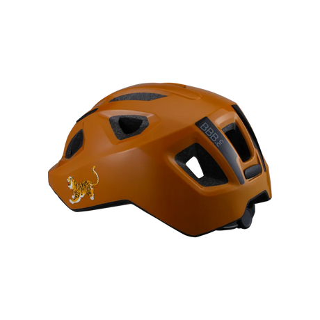 BBB BHE-172 Hero Kids Bike Helmet - Dark Orange Tiger Design