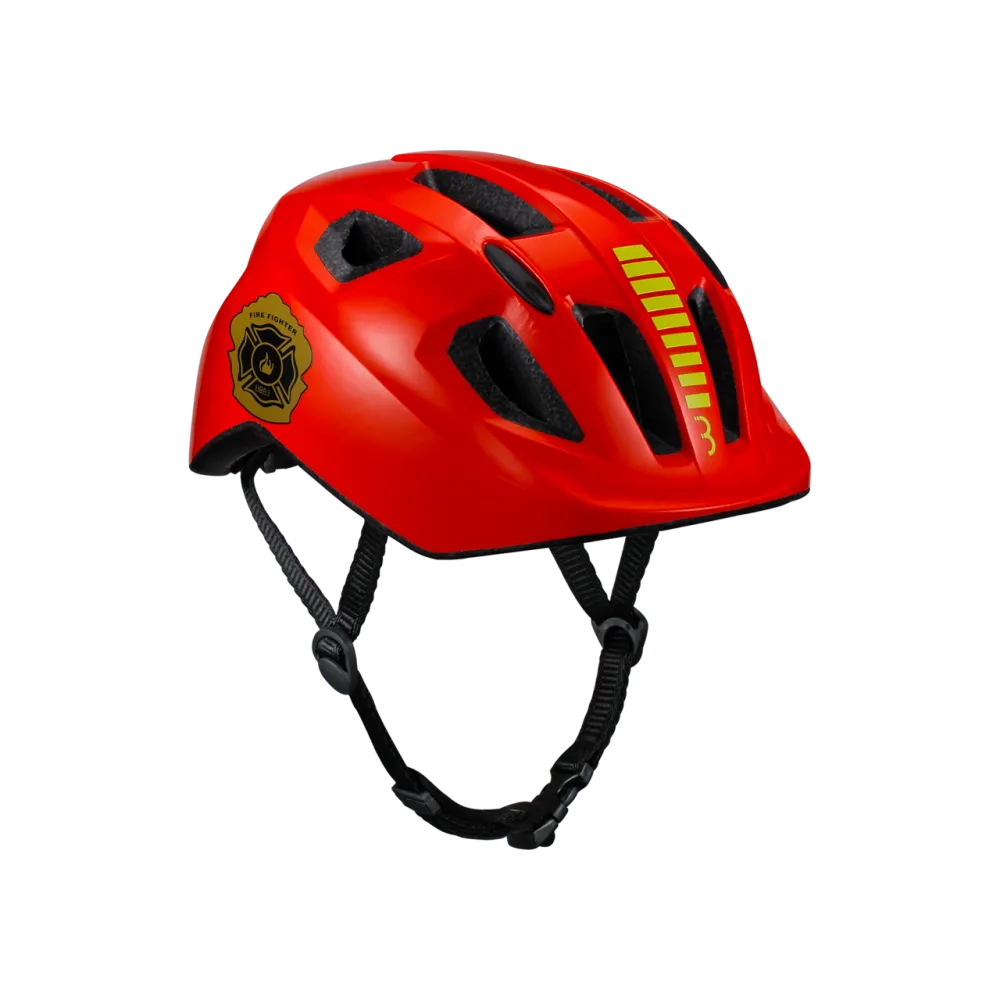 BBB BHE-172 Hero Kids Bike Helmet - Firefighter Design | Size M
