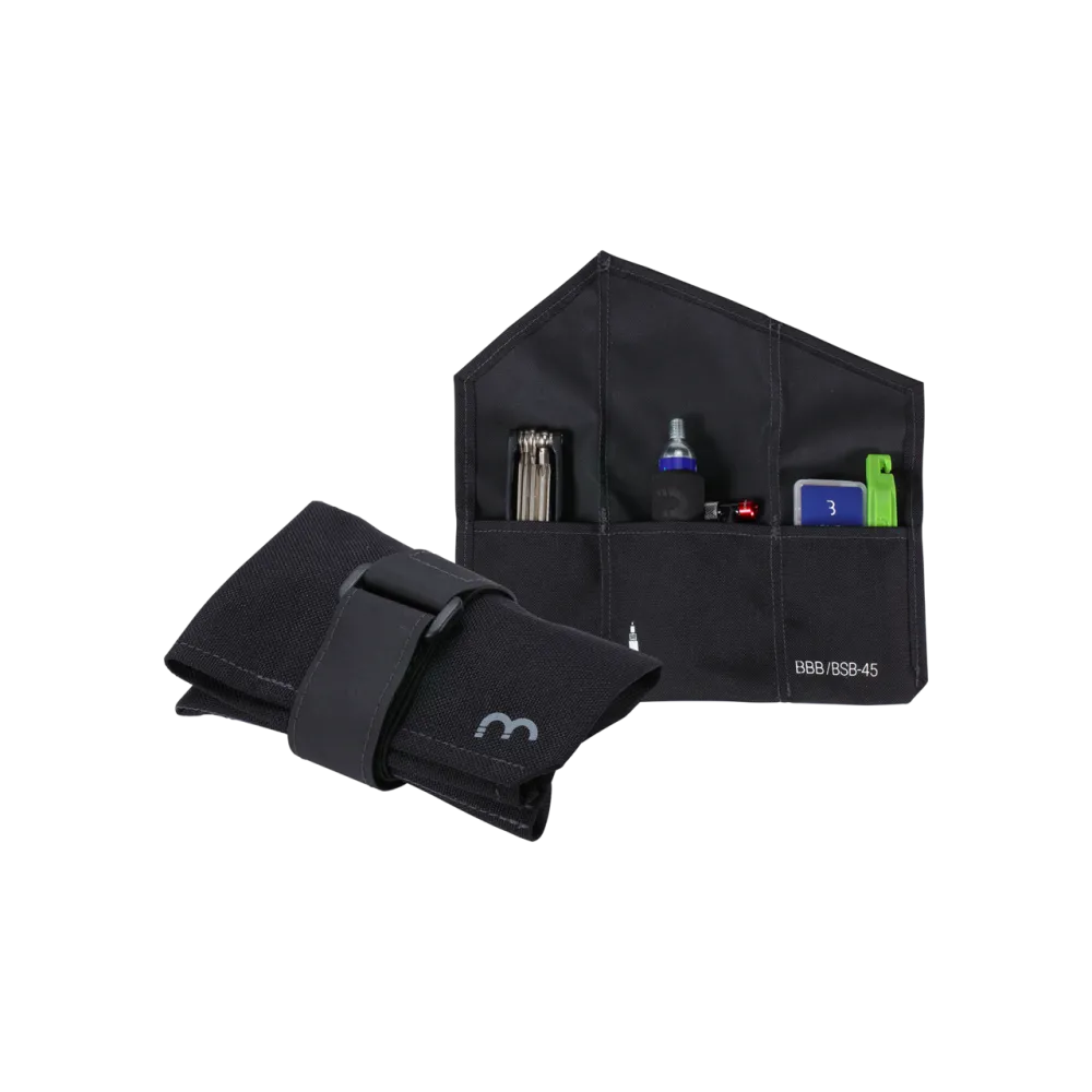 BBB BSB-59 CombiSet RollPack CO2 Saddlebag Toolkit | Complete CO2 Kit for Offroad Adventures