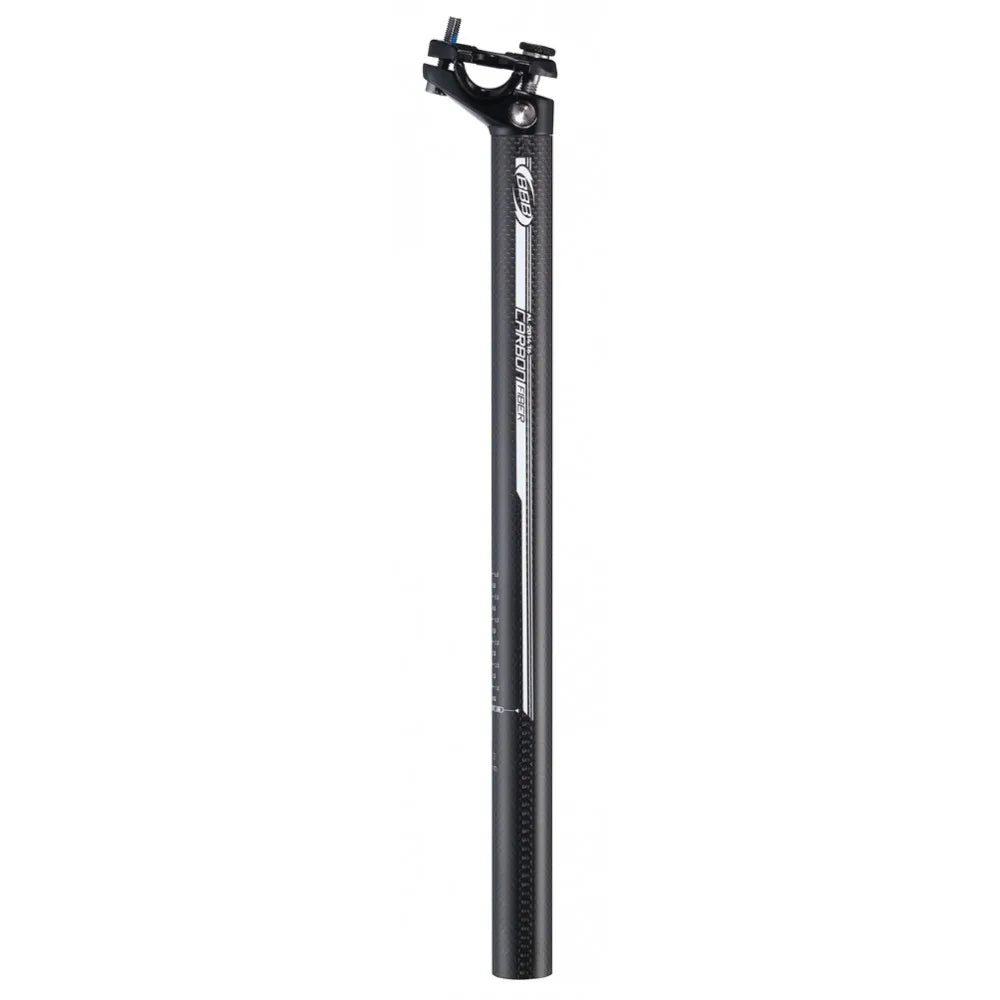 BBB BSP-33 Seatpost FiberPost 27.2mm x 400mm - Lightweight Carbon Design in Black