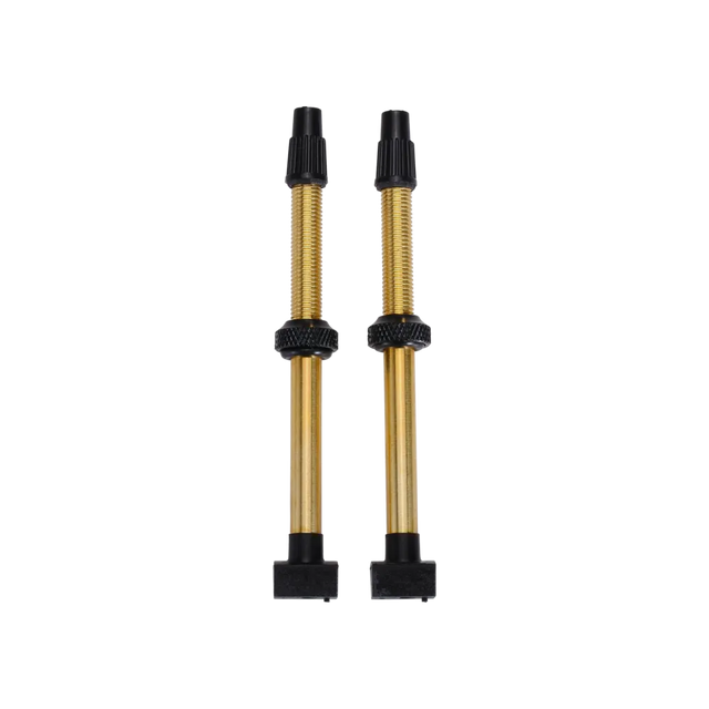 BBB BTI-159 Tubeless Valves 80mm Brass - Removable Core, Airtight Seal